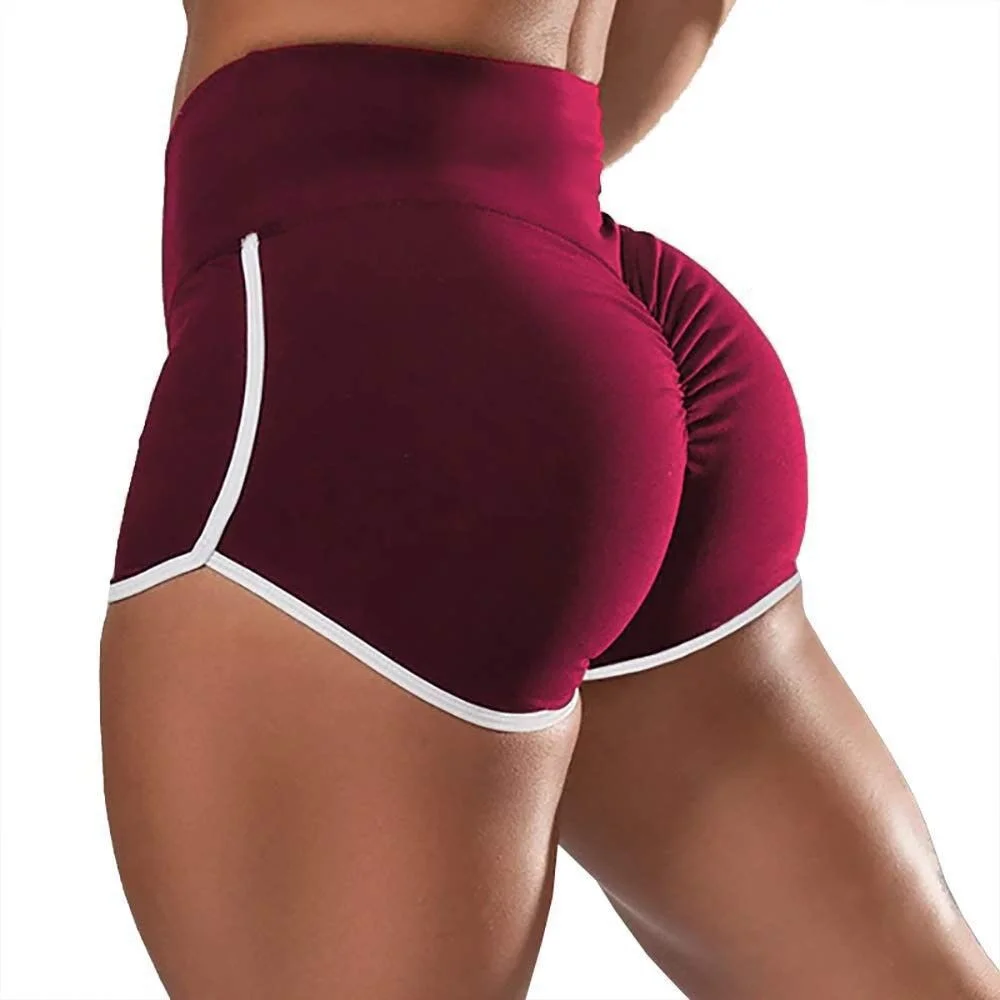 Wongn Wongn Hot Style New Running Shorts Fitness Hip Hot Pants High Waist Sports Yoga Shorts Women
