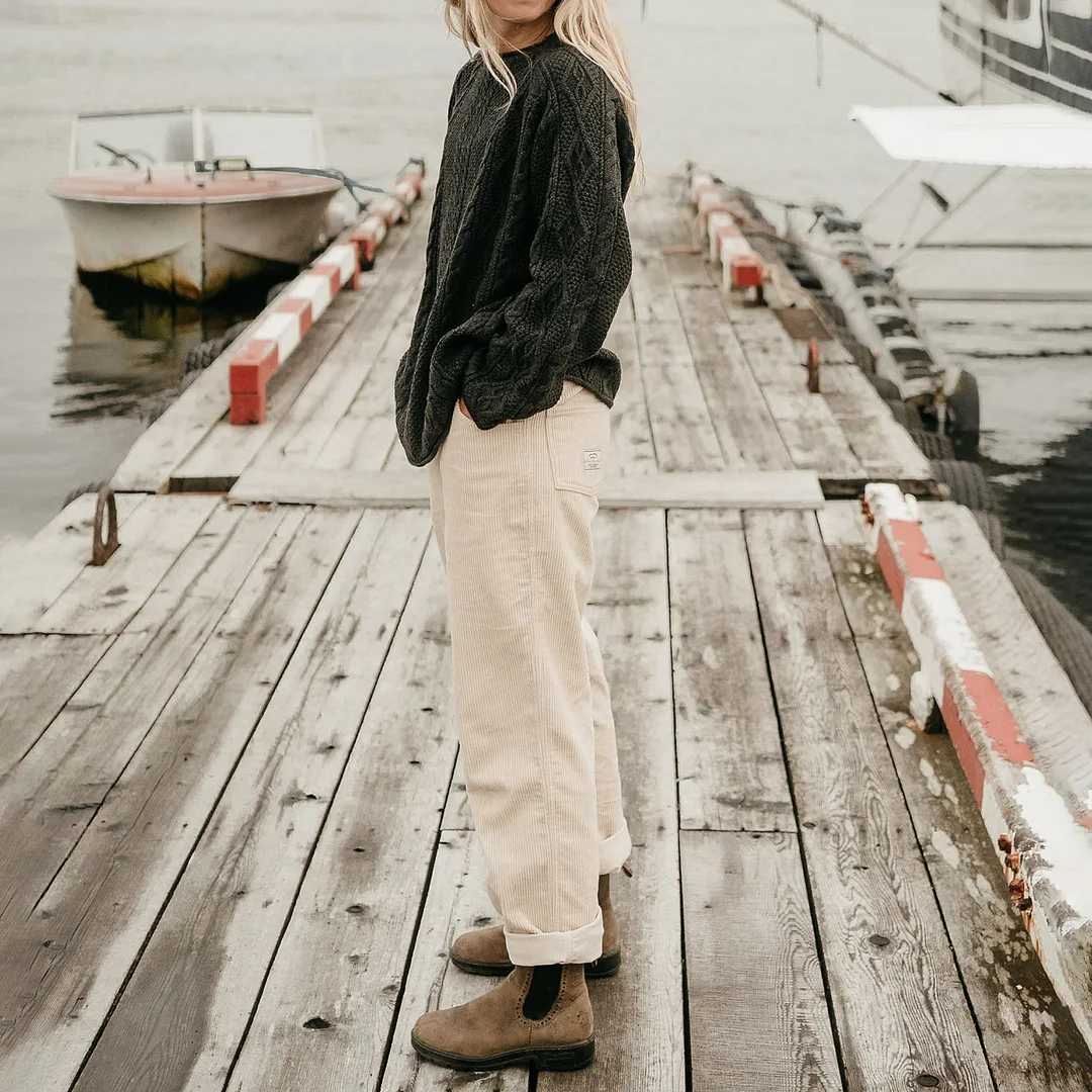 Women's Casual Vintage Corduroy Trousers-inspireuse