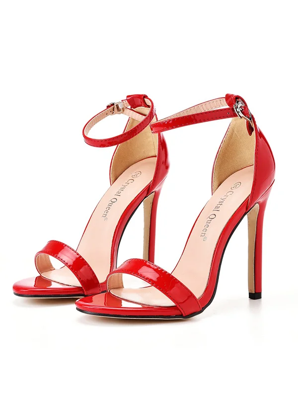 Split-Joint Open Toe Pumps Sandals