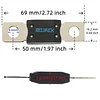 BOJACK MEGA/AMG High Current Fuse Bolt-on Fuse 250A Amp for Cars, Trucks, Construction Vehicles, Buses, Caravans (Pack of 2 ANM Fuses 250A)