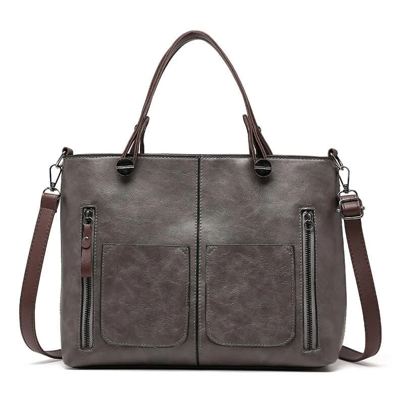 Ladies vintage leather shoulder bag
