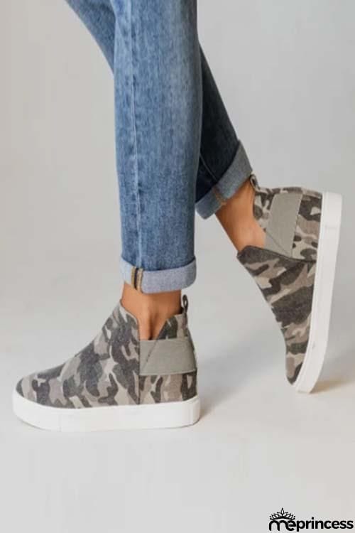 Wedge Heel Ankle Bootie