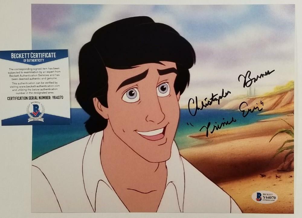 Christopher Barnes signed Prince Eric