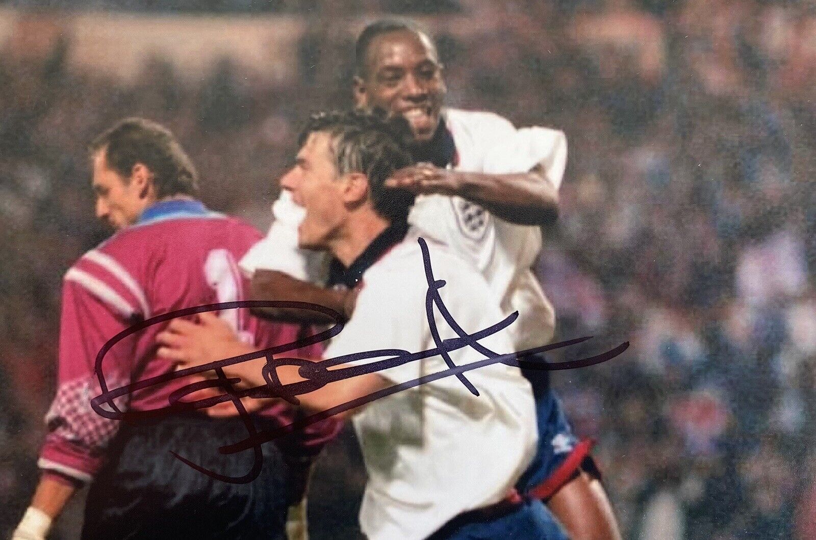 Rob Lee Genuine Hand Signed England 6X4 Photo Poster painting