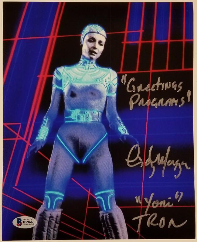 CINDY MORGAN Signed TRON 8x10 Photo Poster painting Greetings Program!