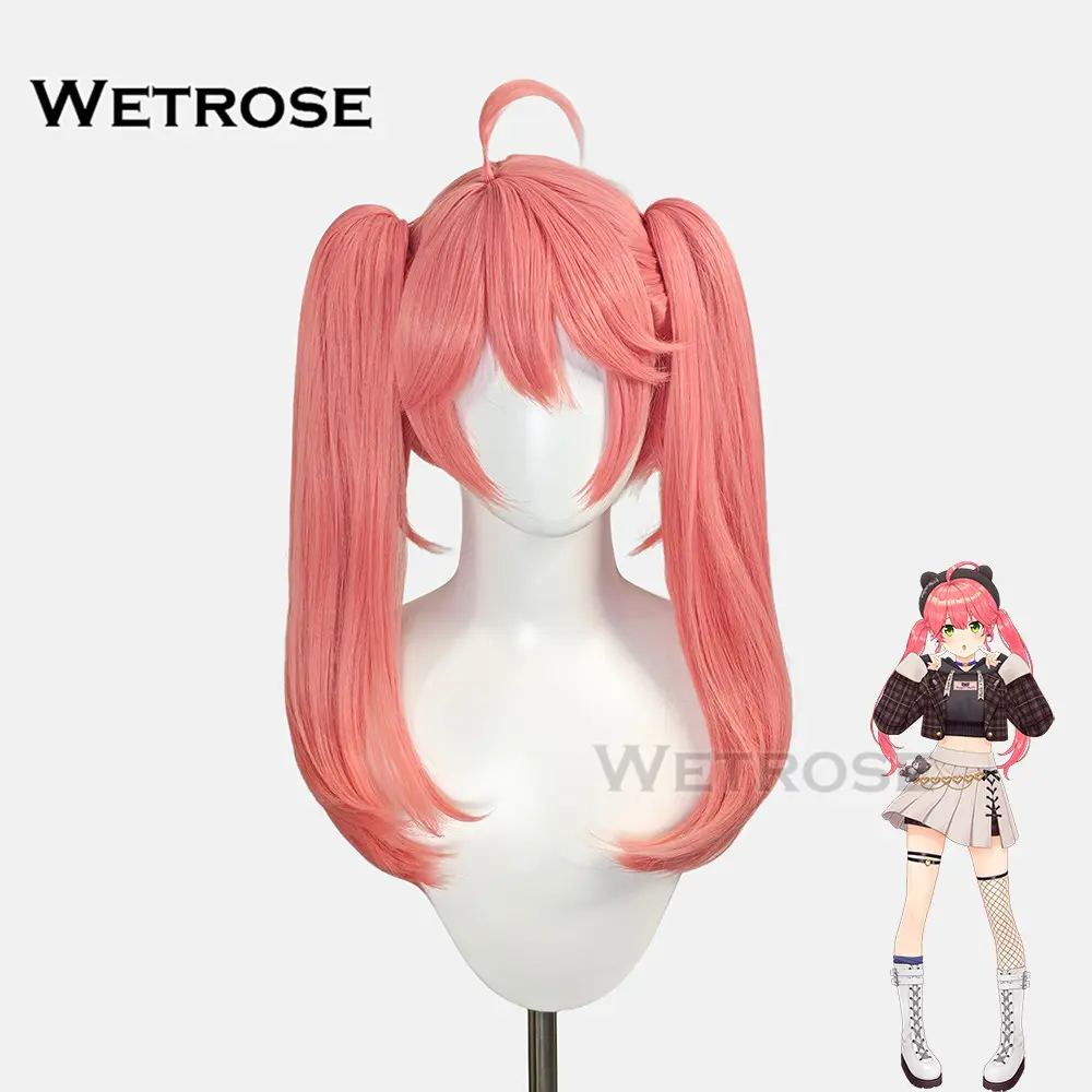 [Wetrose] Pre-Order Hololive JP Vtuber Sakura Miko Micomet New Outfit Cosplay Wig