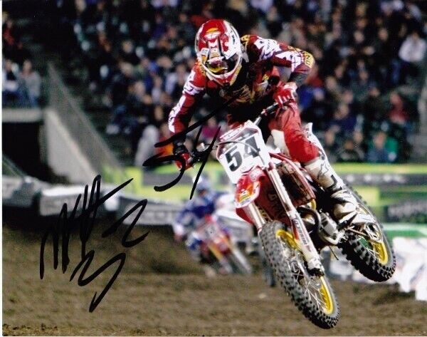 Matt Boni Signed - Autographed Supercross AMA Motocross 8x10 inch Photo Poster painting