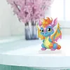 >SALE<DIY Crystal Diamond Ornament Acrylic Multi-Color Dragon Kids Gift (2#)