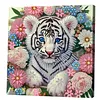 DIY Special Shaped Drill Diamond Painting Kit Framed - Tiger