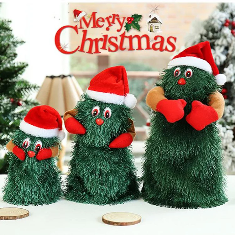 Dancing Christmas Tree Kids Doll 360 Degree Rotating Christmas Gift
