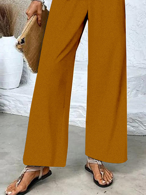 Women's Sleeveless Square Collar Geometric Graphic Printed Casual Set