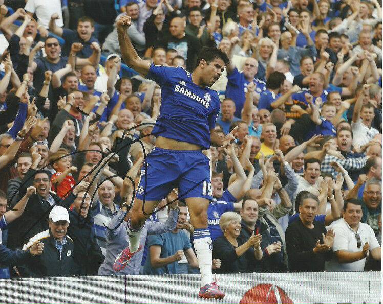 Chelsea FC Diego Costa Autographed Signed 8x10 Photo Poster painting COA C