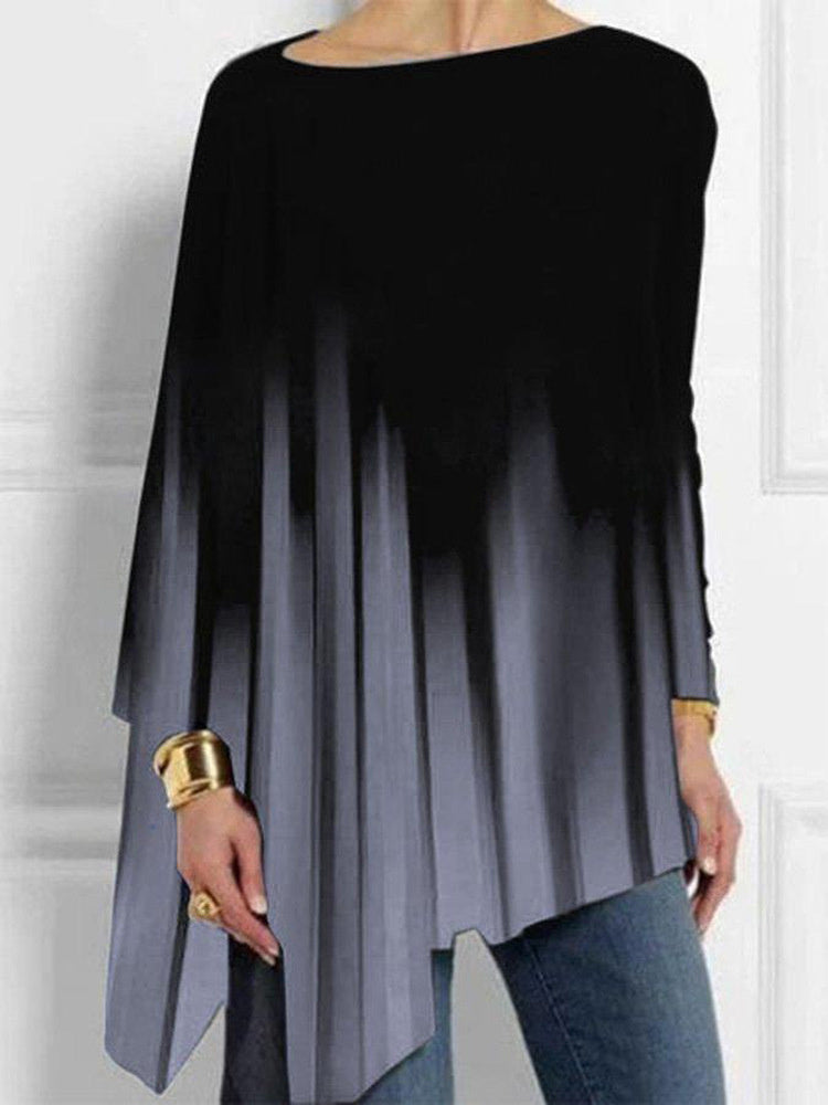 Women Half Sleeve V-neck Solid Color Dress