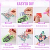 8Pcs Diamond Painting Butterfly Magnets Refrigerator for Adults Kids