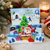 1Pcs Diamond Painting Christmas Sleigh Theme Greeting Card Set with Envelopes