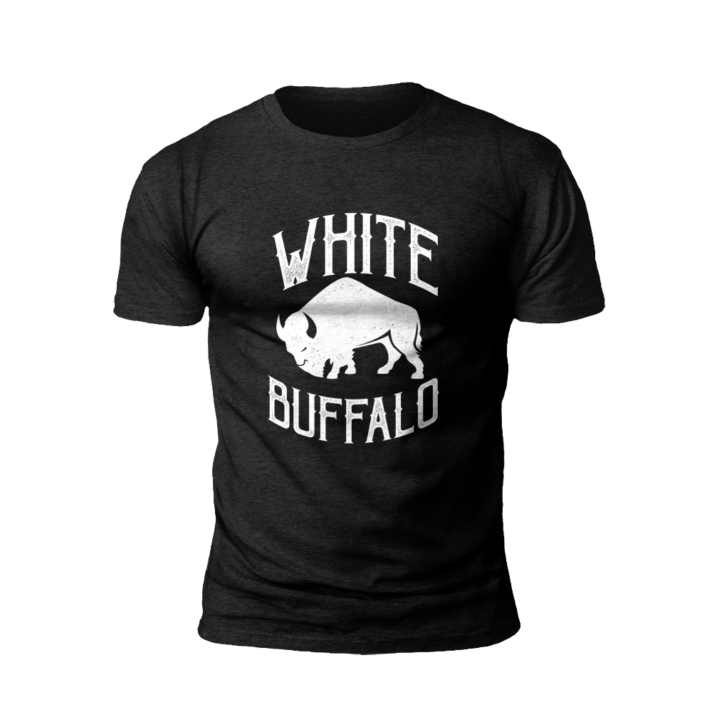 Nature's Icon: 'White Buffalo' - Wildlife T-Shirt