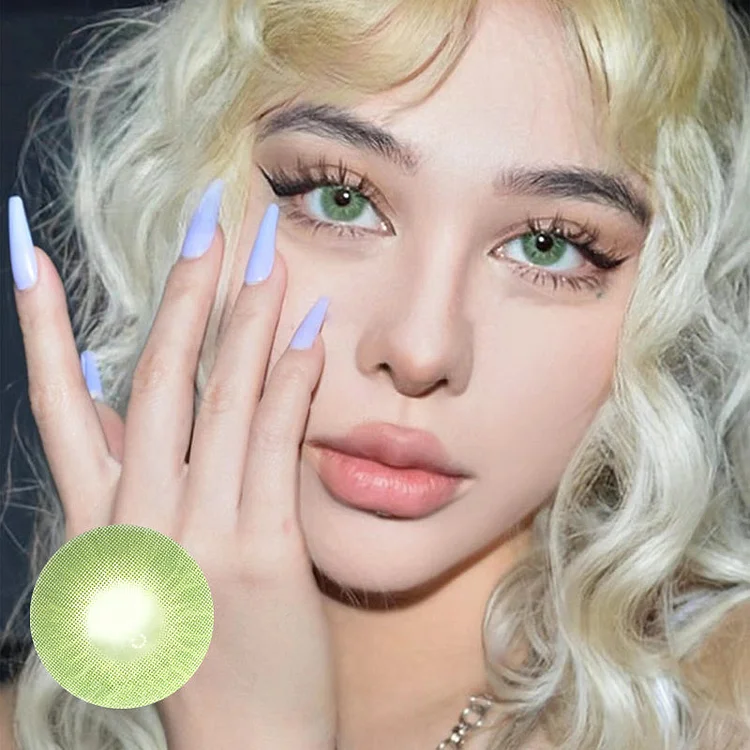 【U.S WAREHOUSE】Love Story Green Endorphin Colored Contact Lenses
