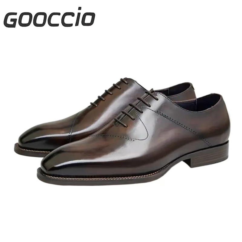 CW191 Cowhide Dress Shoes/Oxford Shoes For Men  GOOCCIO   