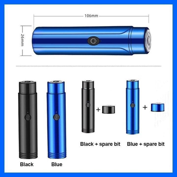 Mini Portable Electric Shaver With Spare bit