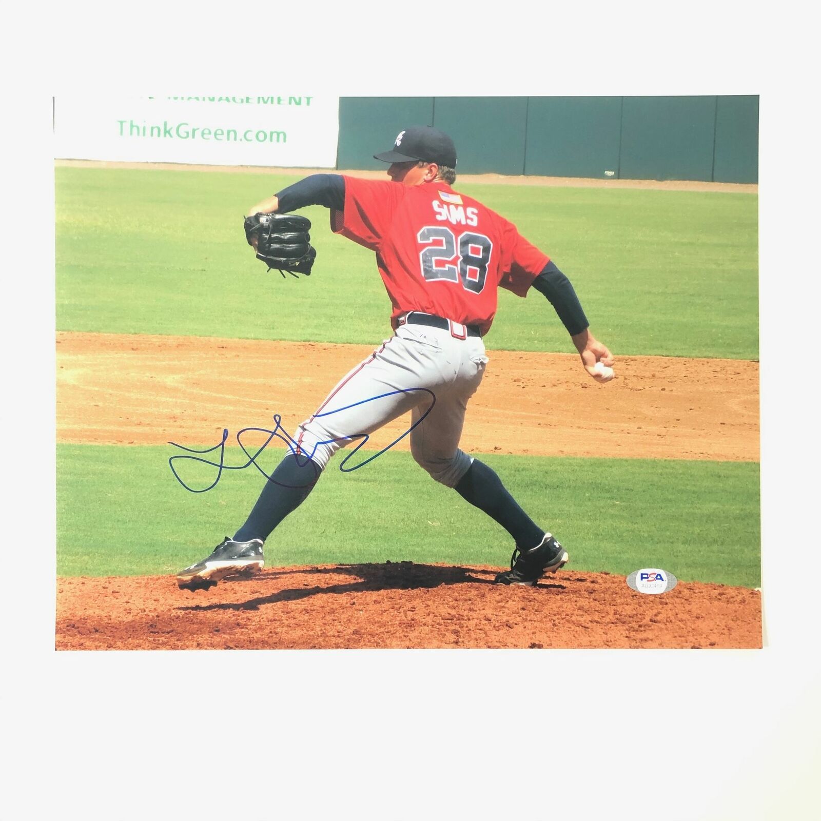 Lucas Sims signed 11x14 Photo Poster painting PSA/DNA Reds autographed