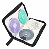 Portable Zipper DVD CD Holder 80pcs Capacity Portable Disc CD VCD DVD Carry Bag