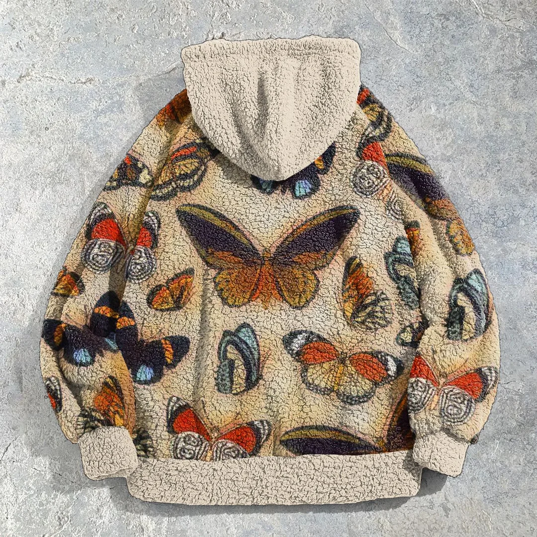 Retro Butterfly Street Hoodie