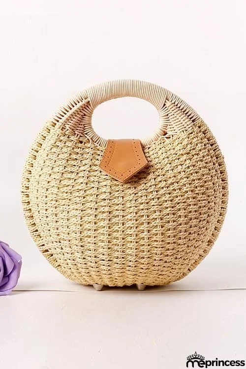 Snail Straw Tote Bag