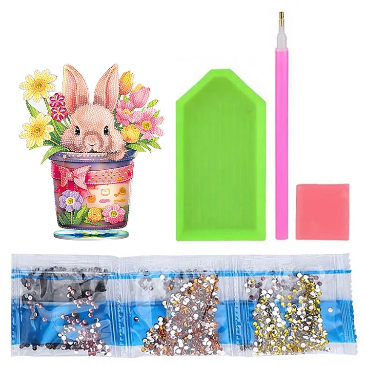 Rabbit with A Basket Easter Eggs Diamond Painting Kits 20% Off Today – DIY  Diamond Paintings