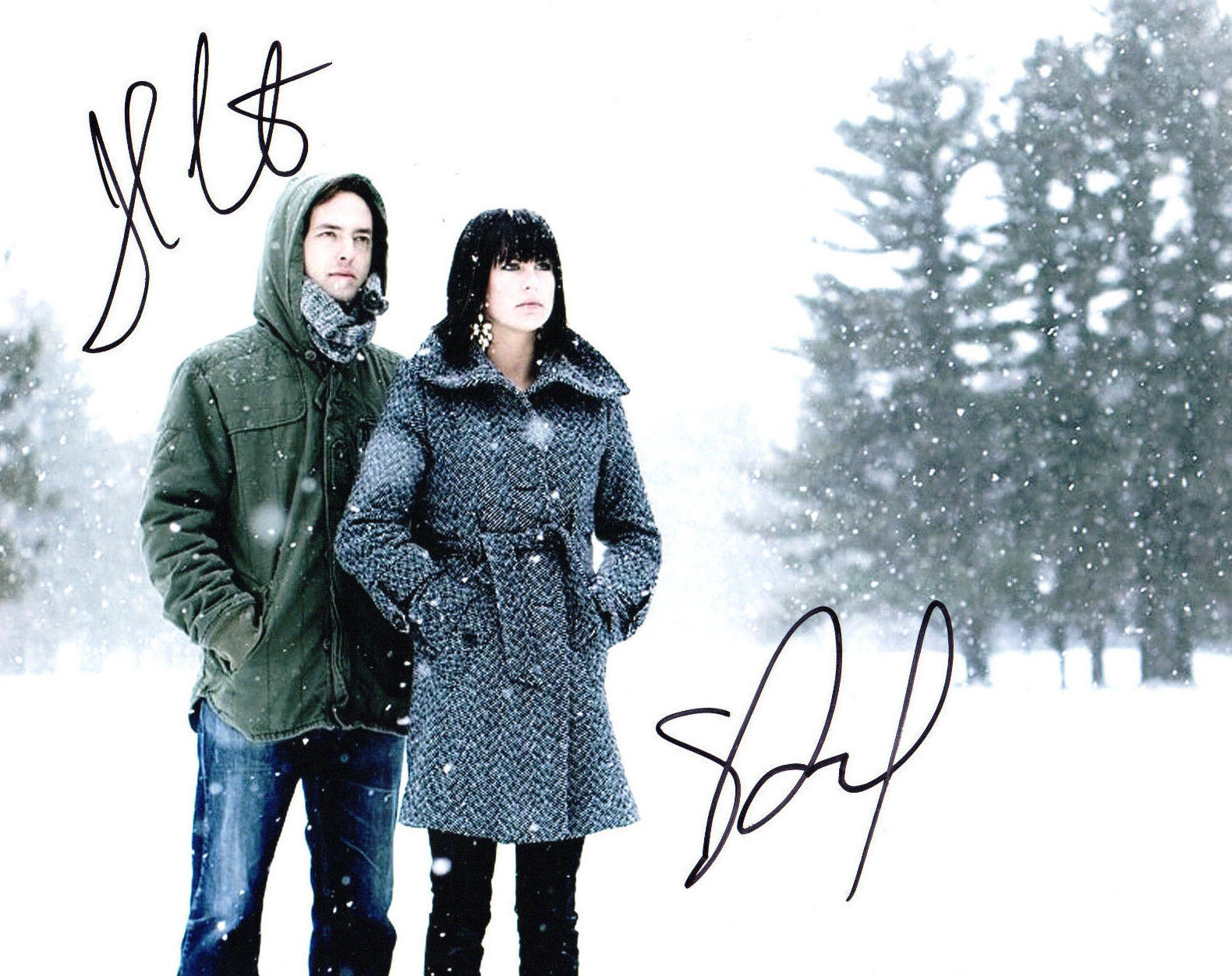 GFA Sarah Barthel & Josh Band * PHANTOGRAM * Signed 8x10 Photo Poster painting P4 PROOF COA