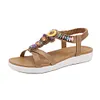 Gioiacombo&trade; Nuovi sandali traspiranti con perline boho estivi