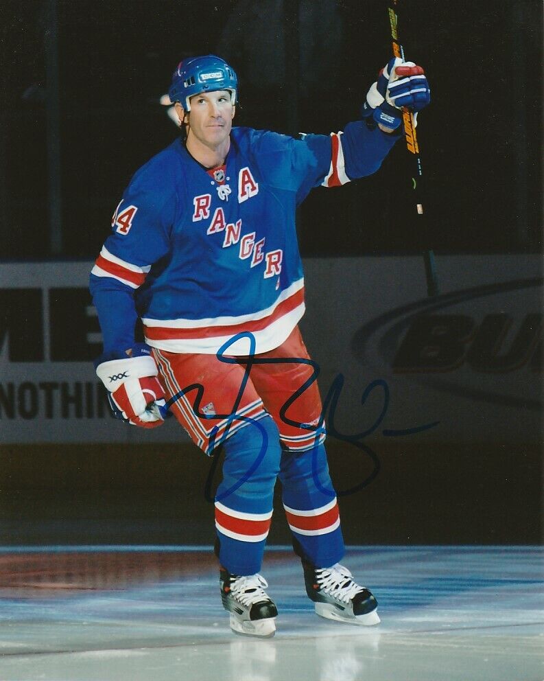 BRENDAN SHANAHAN SIGNED NEW YORK NY RANGERS 8x10 Photo Poster painting #4 HHOF Autograph