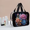 DIY Blume Diamant Kunst Strass Make-up Tasche Transparent PVC Aufbewahrungspack Geschenk