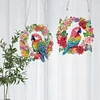 2Pcs couronne de perroquet - 5d bricolage artisanat pendentif