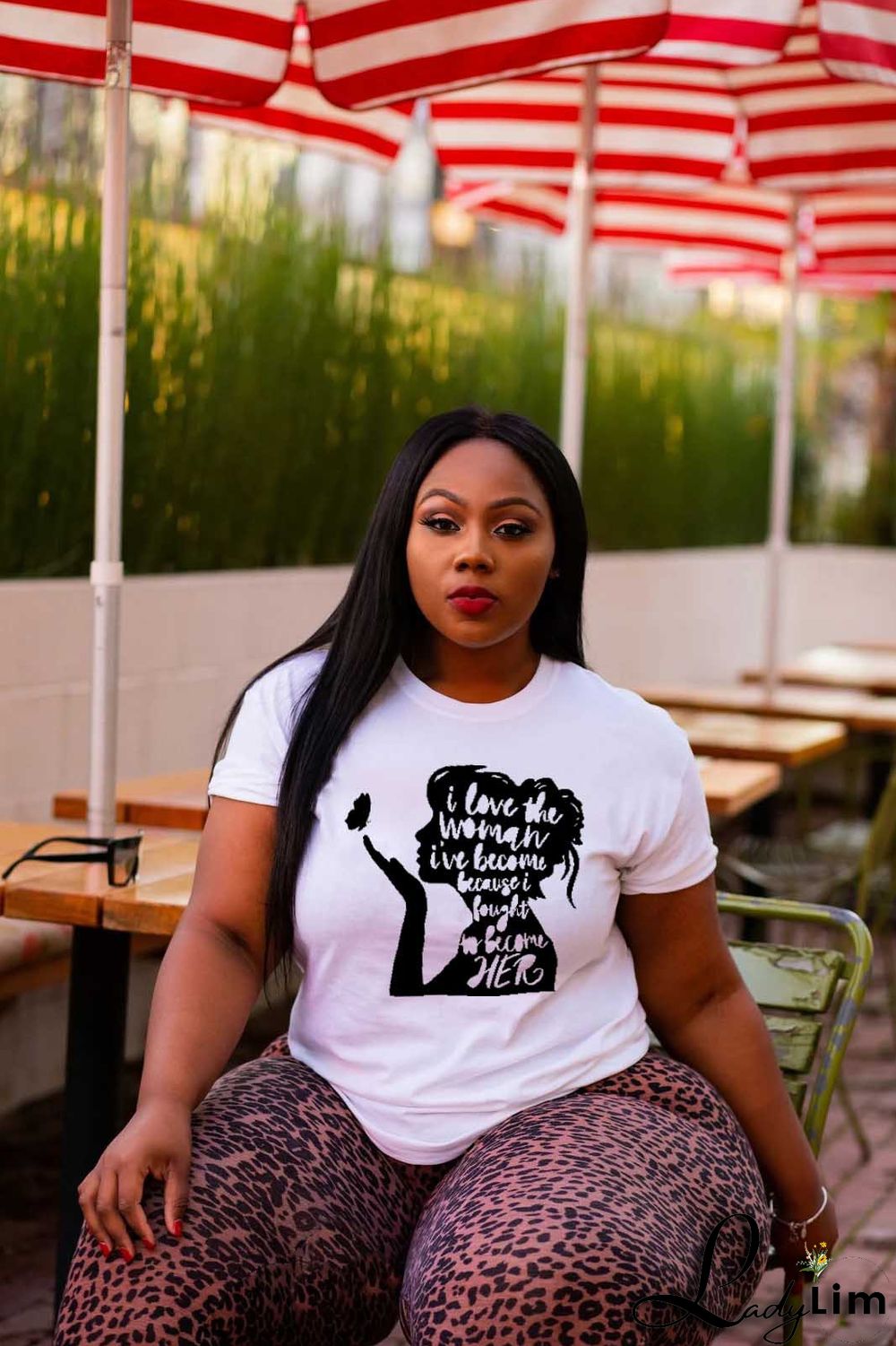 Plus Size Ladies Print T-Shirt