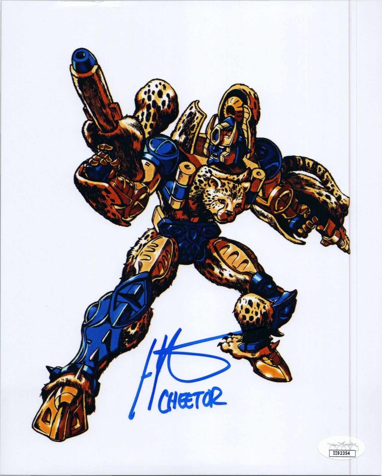 IAN JAMES CORLETT Auth. Hand-Signed TRANSFORMERS BEAST WAR