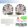 Acrylic Napkin Holder Diamond Painting Kit for Home Table Decor (White Elf Girl)