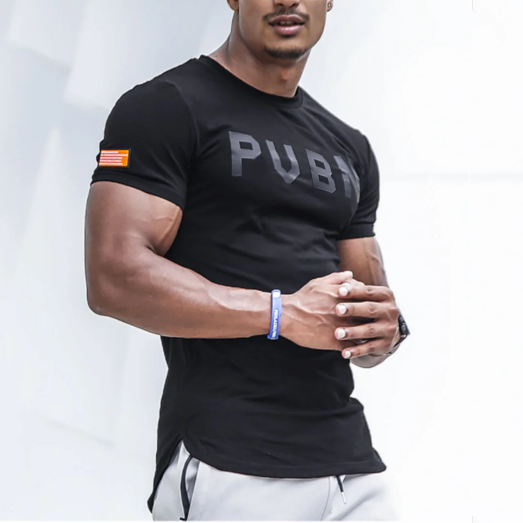 Men's Spring & Summer Printed Slim Fit Basic T-Shirt