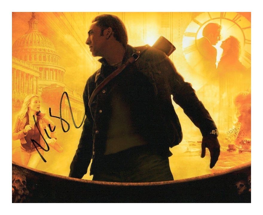 NICOLAS CAGE AUTOGRAPHED SIGNED A4 PP POSTER Photo Poster painting PRINT 2