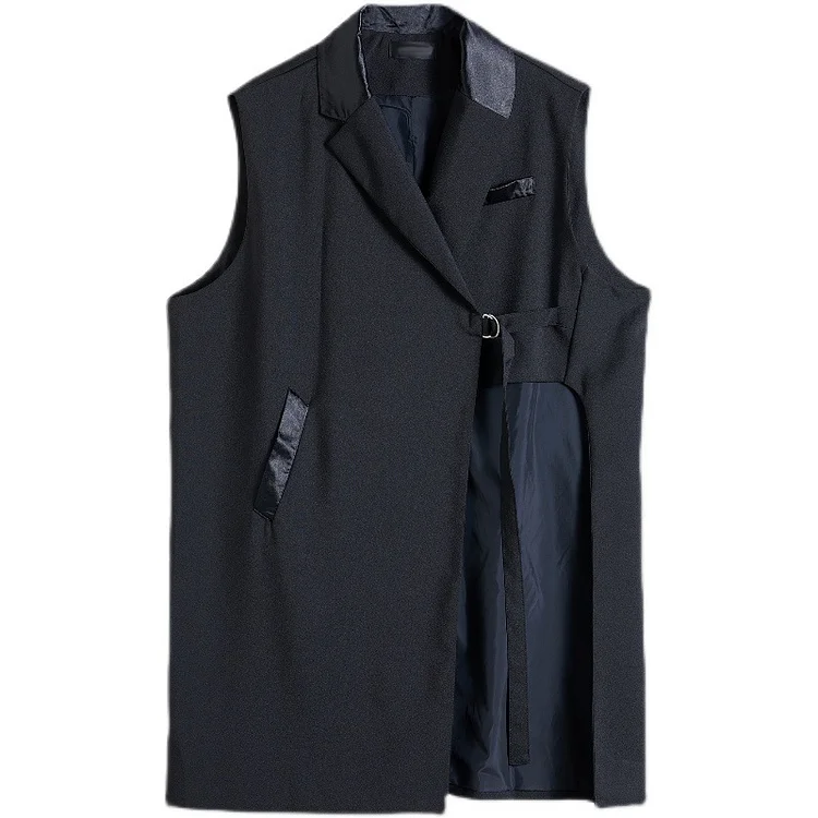 Personalized Black Sleeveless Vest