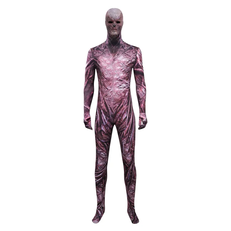 Stranger Things Season 4 Vecna Cosplay Costume Print Jumpsuit Outfits Halloween Carnival Suit