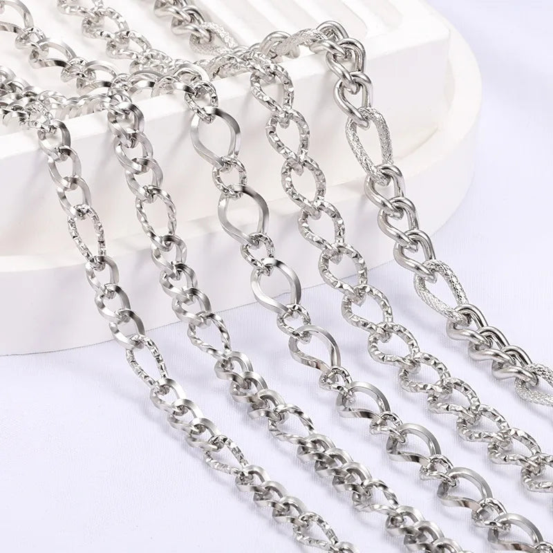 1 Piece 304 Stainless Steel 1m 5.5mm*1m Jewelry Accessories