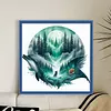 Dolphin Silhouette-11CT Stamped Cross Stitch 40*40cm