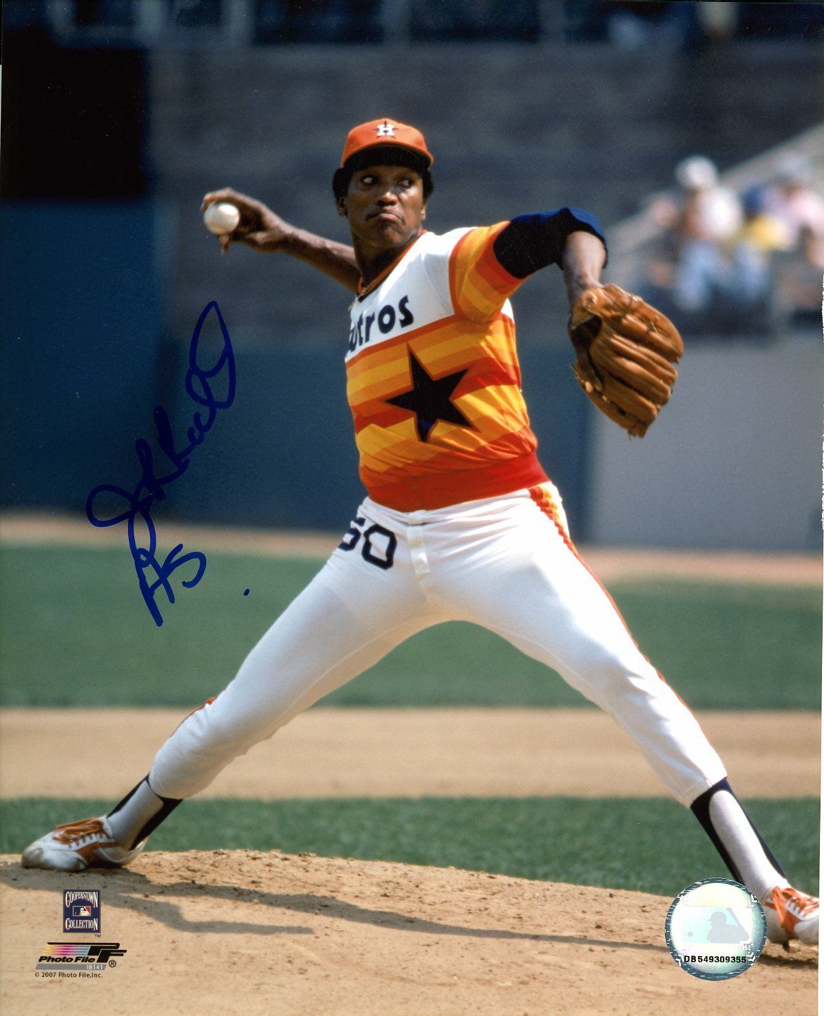 J R Richard Autographed 8x10 Houston Astros#E Deceased