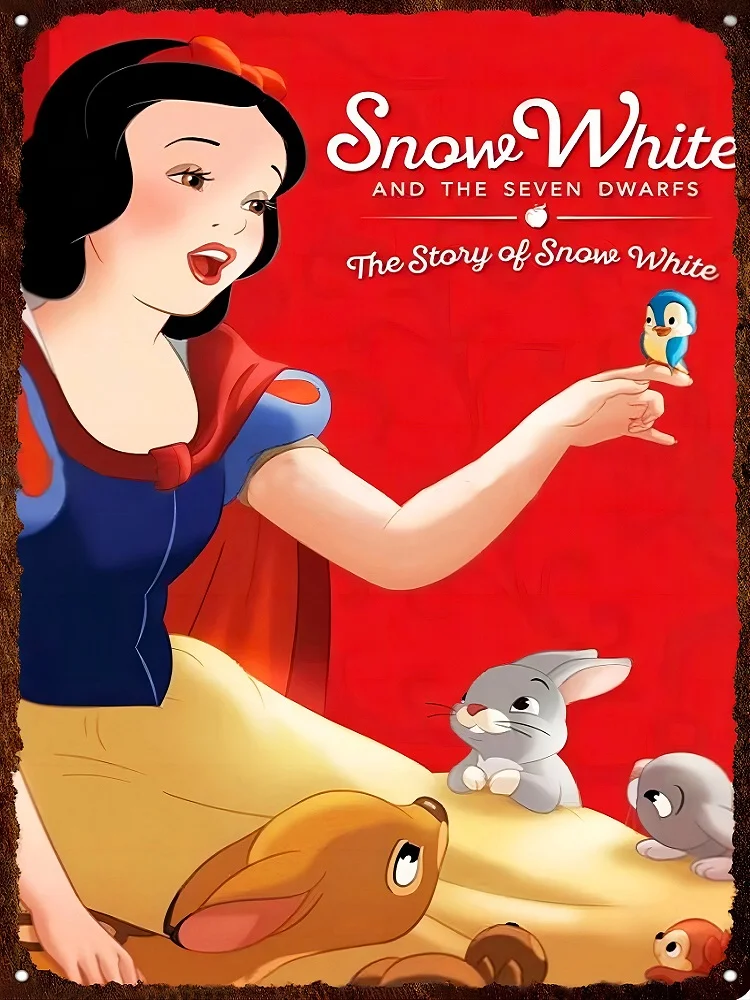 Snow White 30*40CM(Canvas) Full Round Drill Diamond Painting gbfke