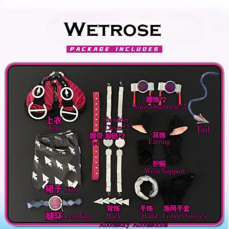 [Wetrose] Pre-Order Zenless Zone Zero ZZZ Jane Doe Nocturne of Light Swimsuit Game Outfit Cosplay Costume 