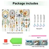 4Pcs Special Shape Dream Catcher Butterfly 5D DIY Diamond Painting Bookmark