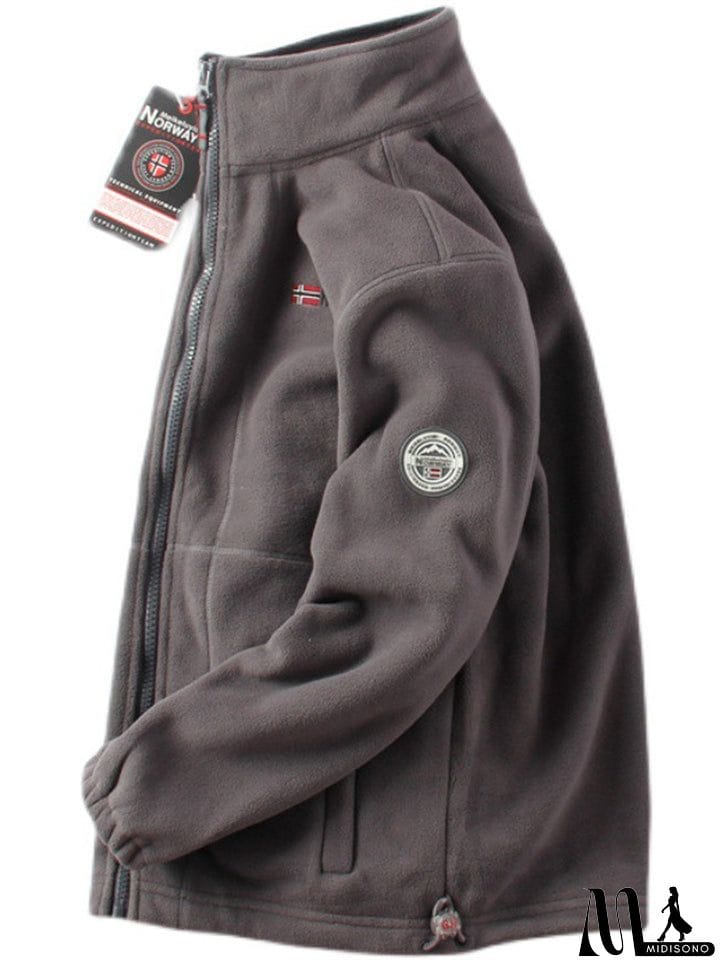 MidiSono - Men's Cozy Double-Sided Plush Winter Thermal Coat