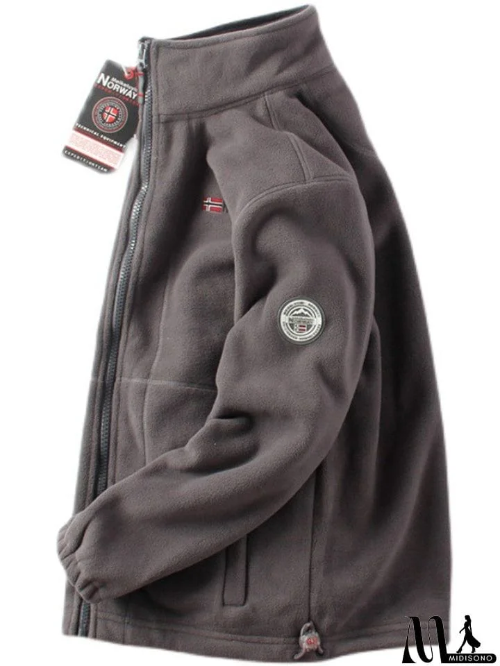 MidiSono - Men's Cozy Double-Sided Plush Winter Thermal Coat