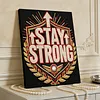 DIY Pearl Painting Stay Strong for Home Wall Decor with Frame(30x40cm)
