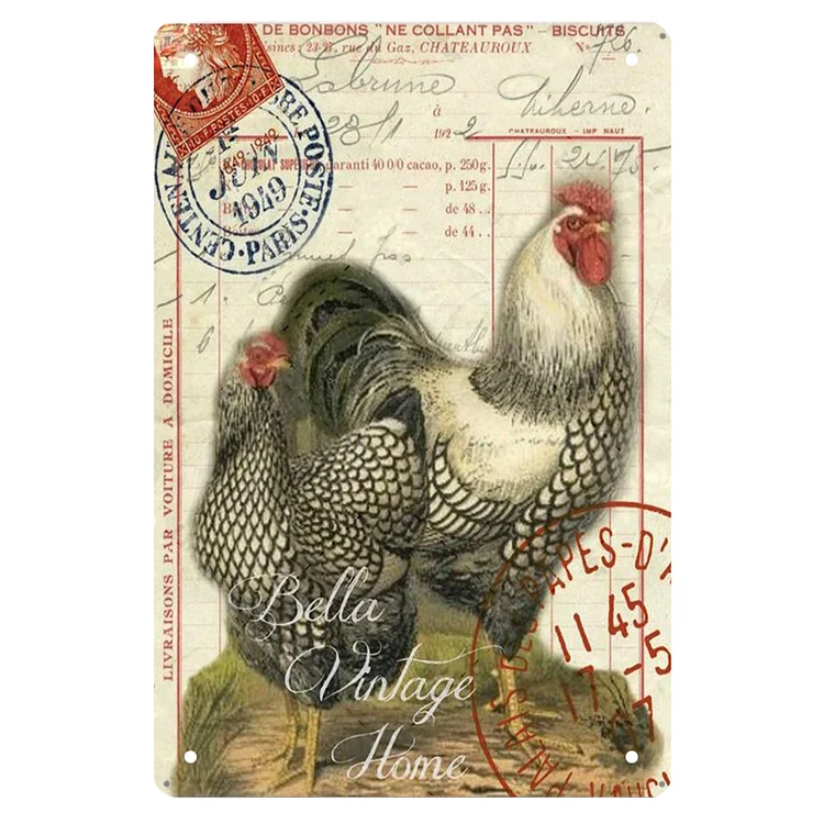 Chicken - Vintage Tin Signs/Wooden Signs - 8*12Inch/12*16Inch